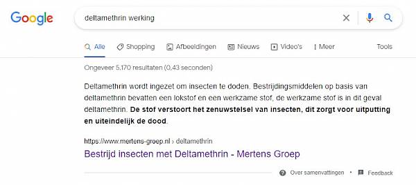 Featured snippet
